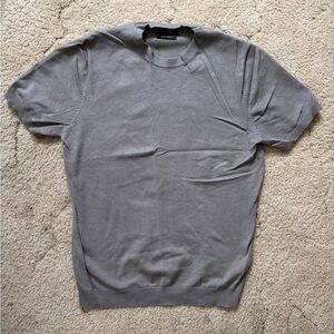 Men's Small Porter & Ash Gray Short Sleeve Shirt